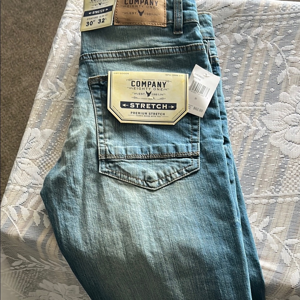 Men's Blue Stretch Jeans